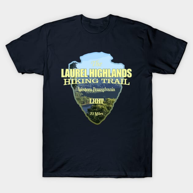 Laurel Highlands HT (arrowhead) T-Shirt by grayrider